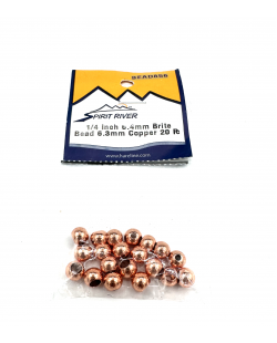 BEAD 6,3 mm COPPER 